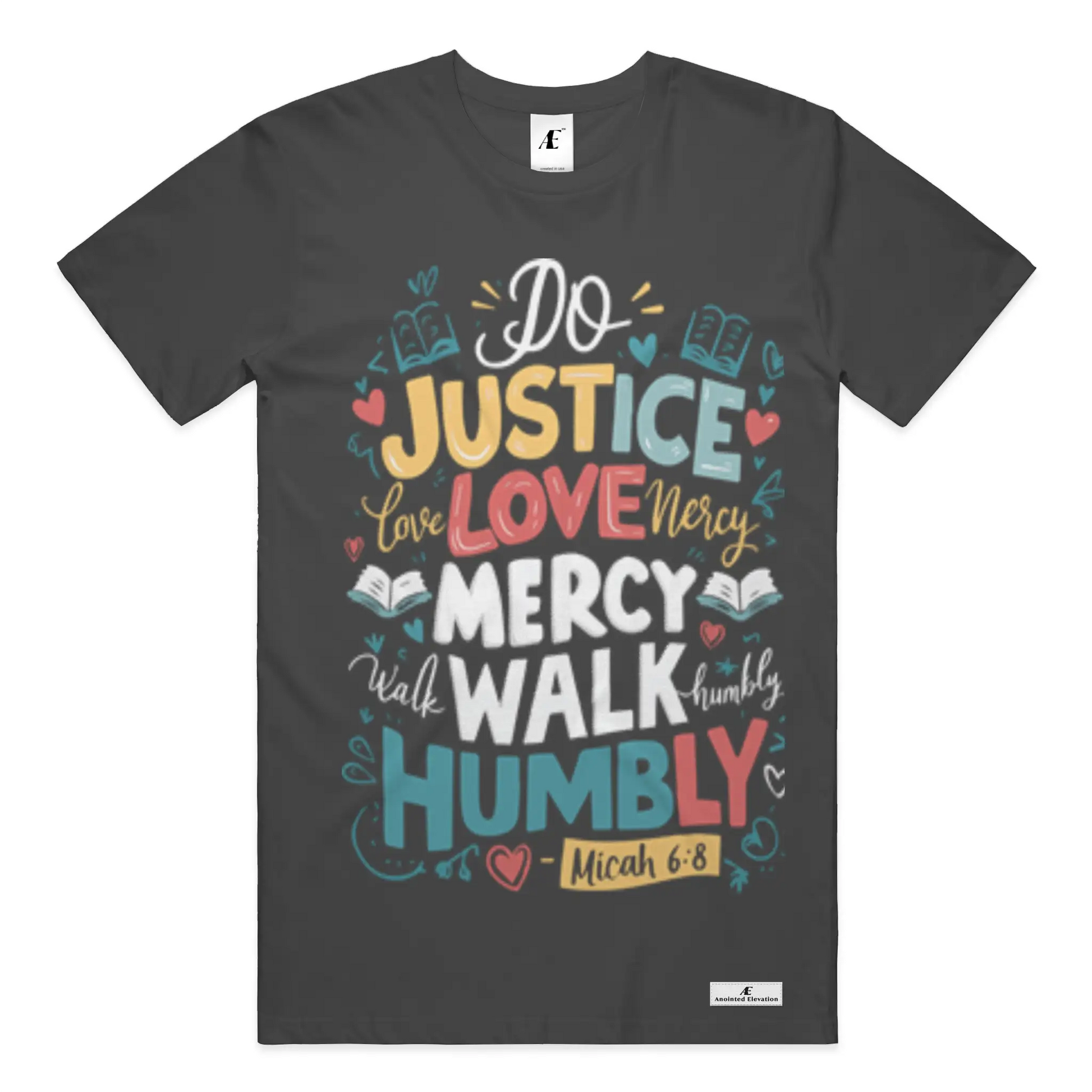 Micah 6:8 Heavyweight Oversized Tee