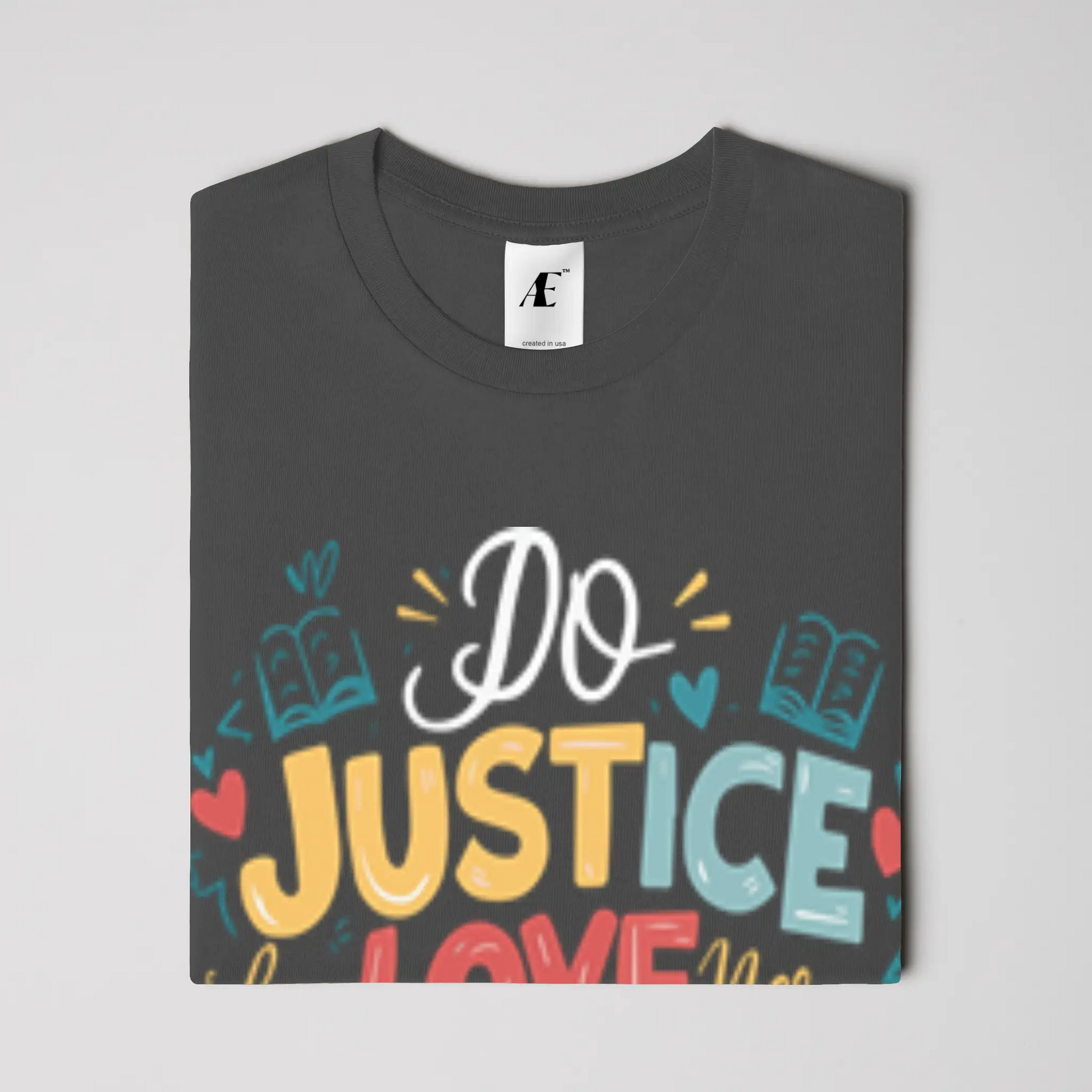 Micah 6:8 Heavyweight Oversized Tee