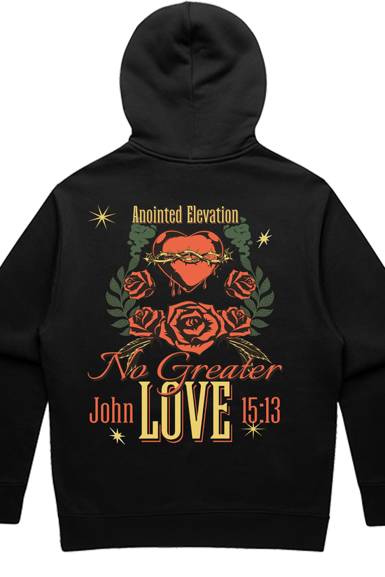 No Greater Love Kangaroo Pocket Hoodie